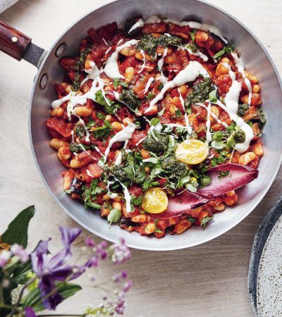Baked Shakshuka With Butter Beans