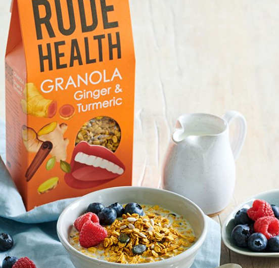 Rude Health Ginger and Turmeric Granola