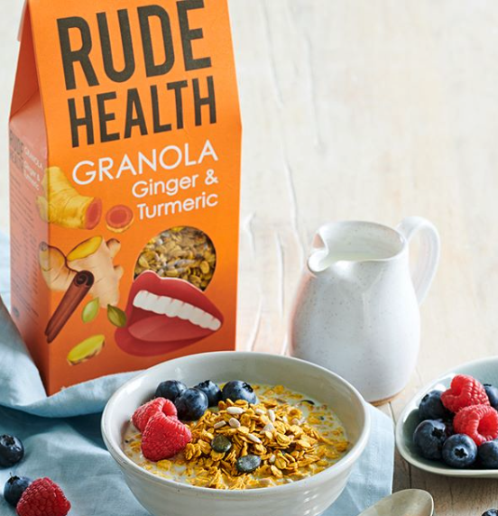 Rude Health Ginger and Turmeric Granola