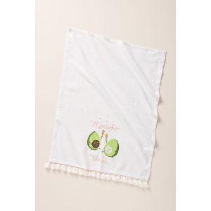 avocado toast tea towel
