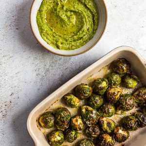 Vegan Pesto Sprouts