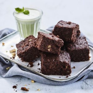 Walnut Mint Brownies