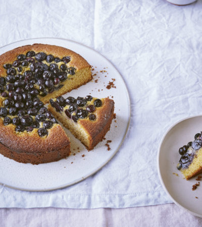 Blueberry and honey cornbread