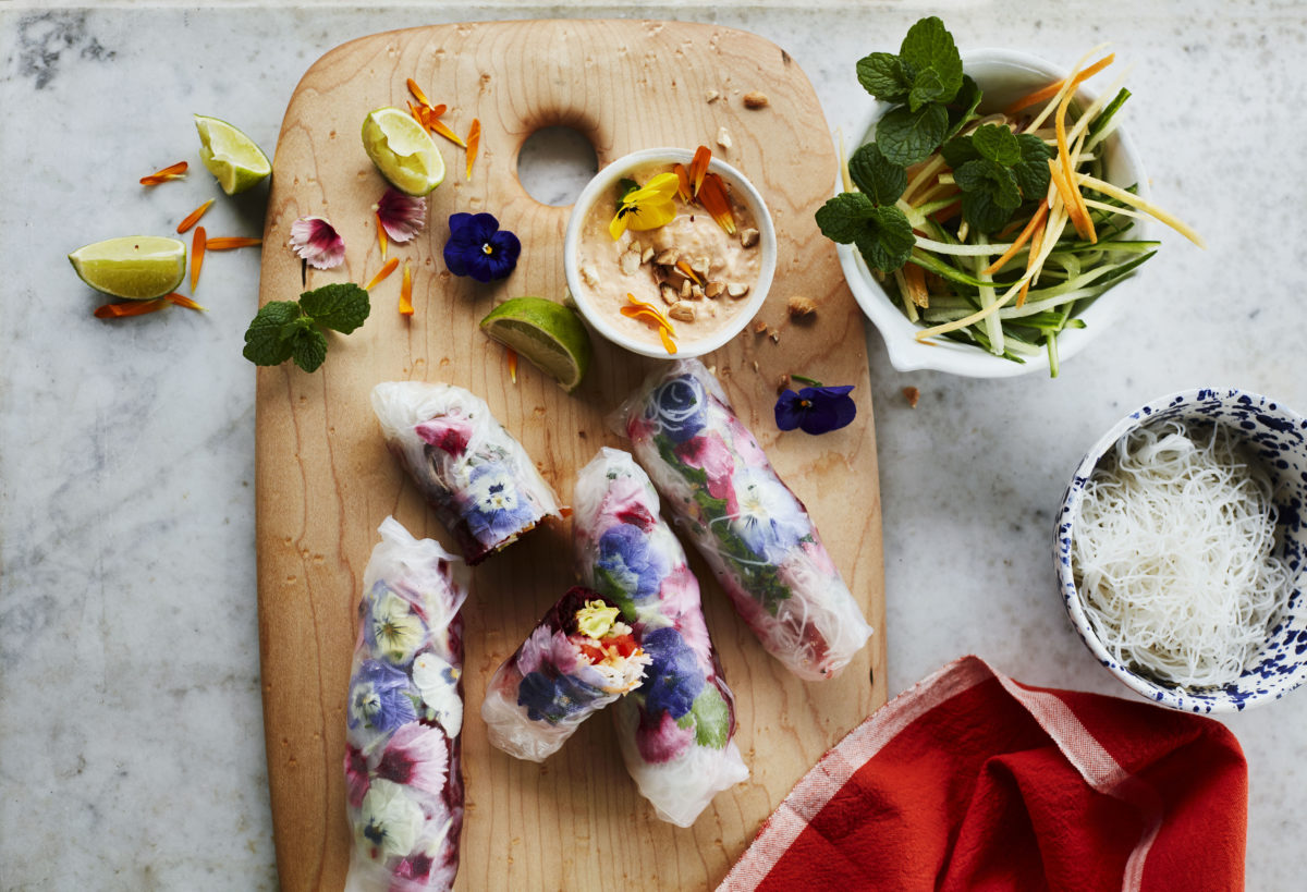 Summer Veggie Spring Rolls