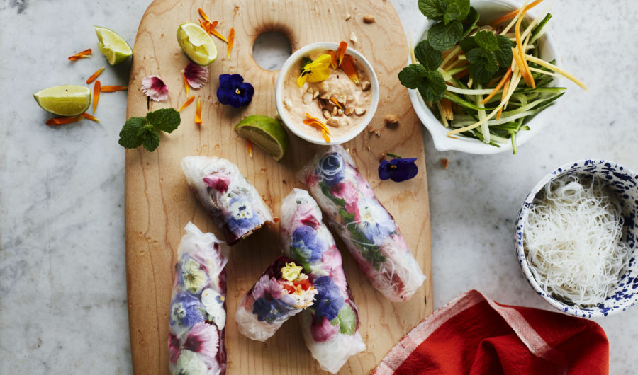 Summer Veggie Spring Rolls