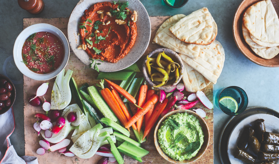 Vegan Mezze Platter