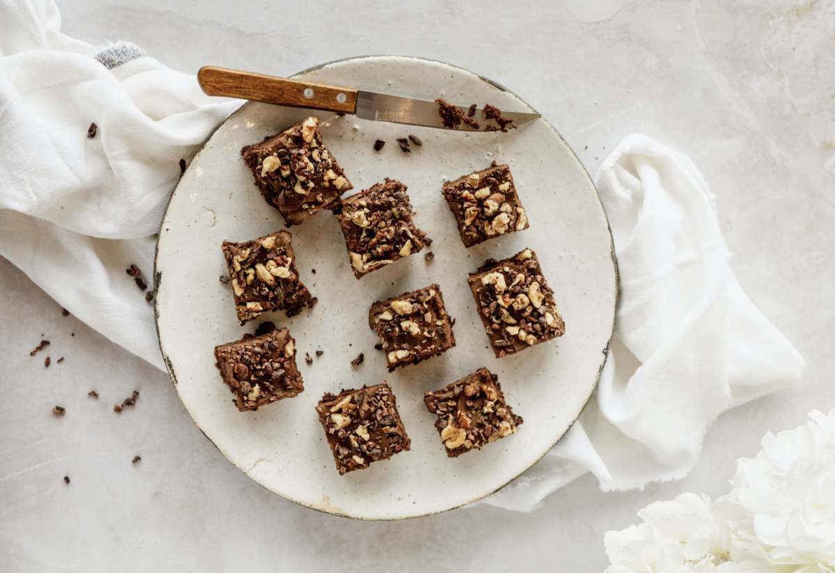 Black Bean Brownies With Avocado Chocolate Frosting
