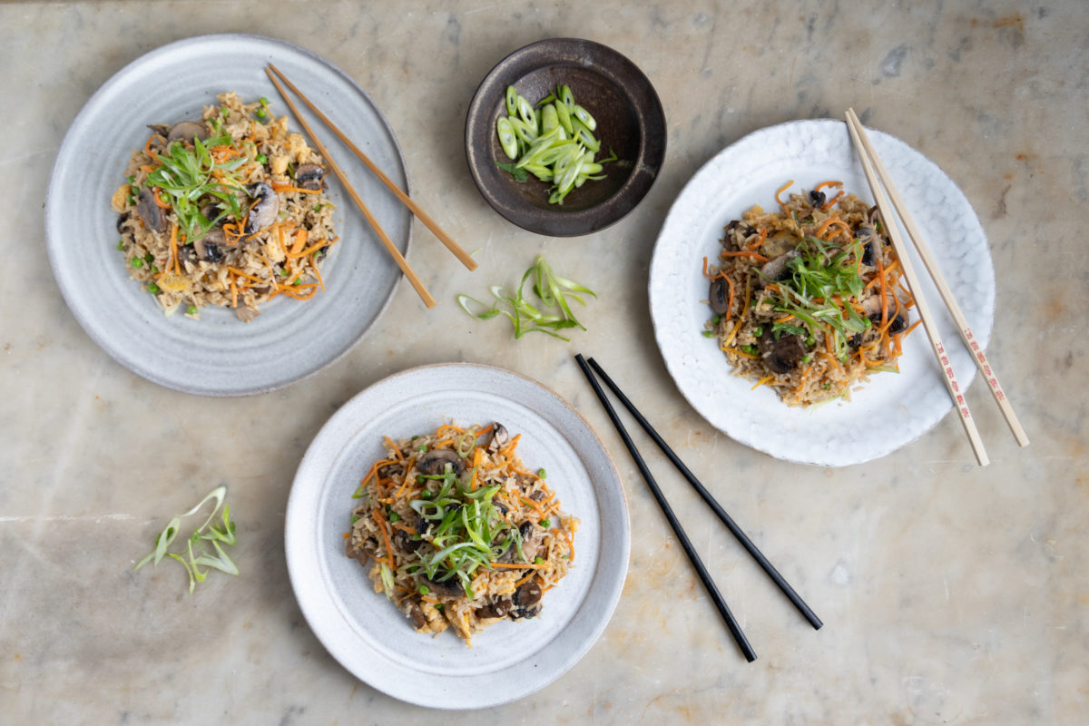 Miso Mushroom Fried Rice