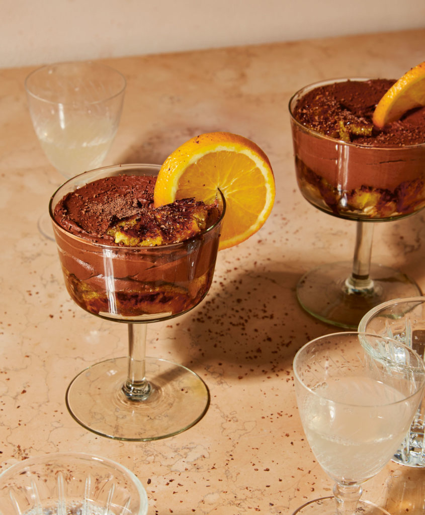 Vegan Chocolate Orange & Amaretto Mousse