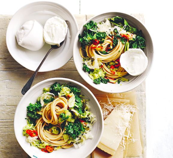 Simple Super Greens Pasta