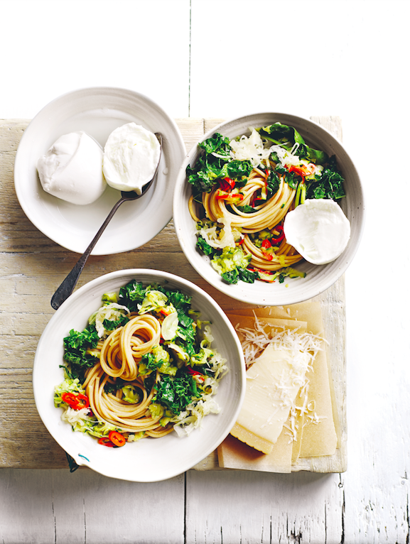 Simple Super Greens Pasta