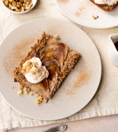 Spiced Walnut & Pear Baked Oats