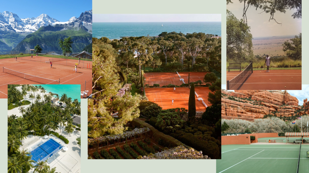 Get In The Wimbledon Spirit With The World's Most Spectacular Tennis Courts