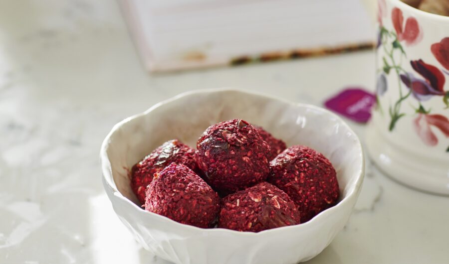 Raspberry and Beetroot Energy Balls