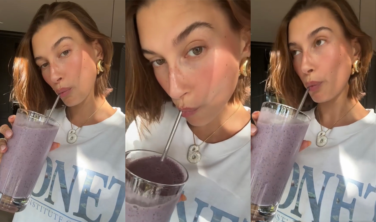 This Is Hailey Bieber's Go-To Smoothie Recipe