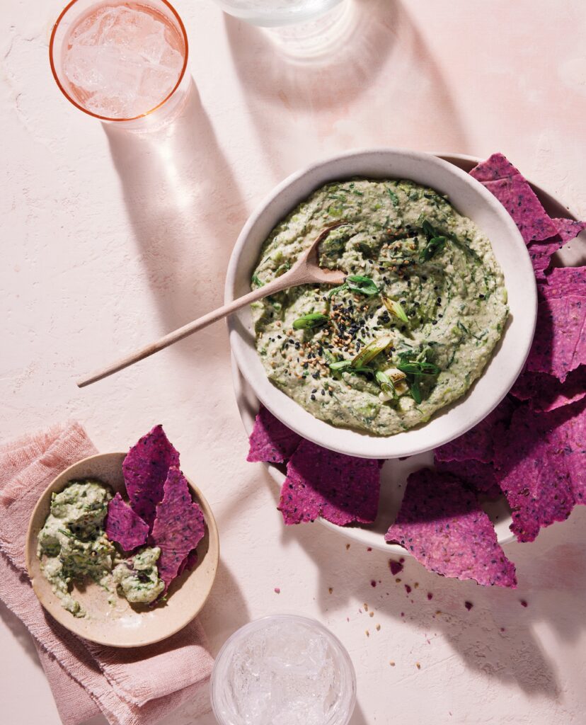 blackened Scallion & Edamame Dip