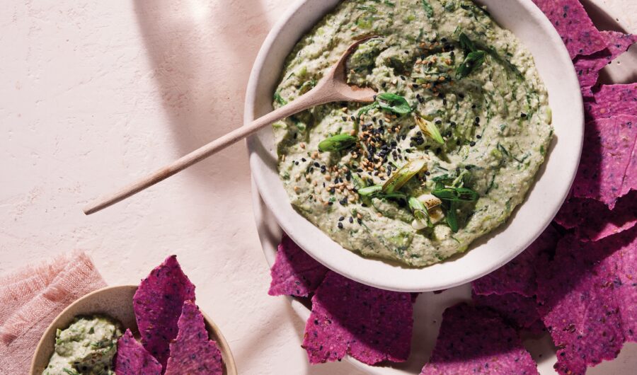 blackened Scallion & Edamame Dip