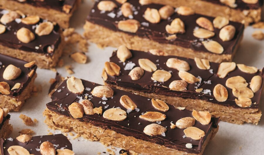 Melissa Hemsley's Chocolate Peanut Butter Bars