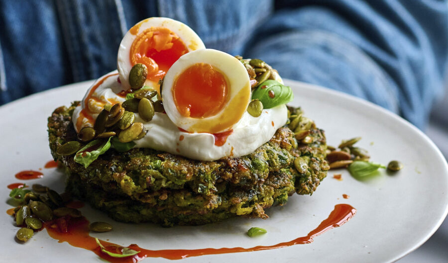 Herby Pea Pancakes